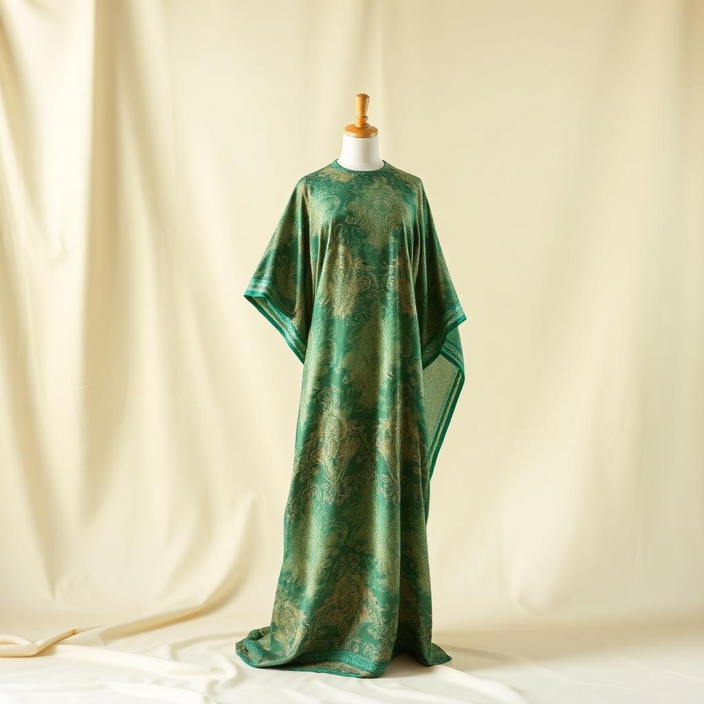 Silk Caftan Gown