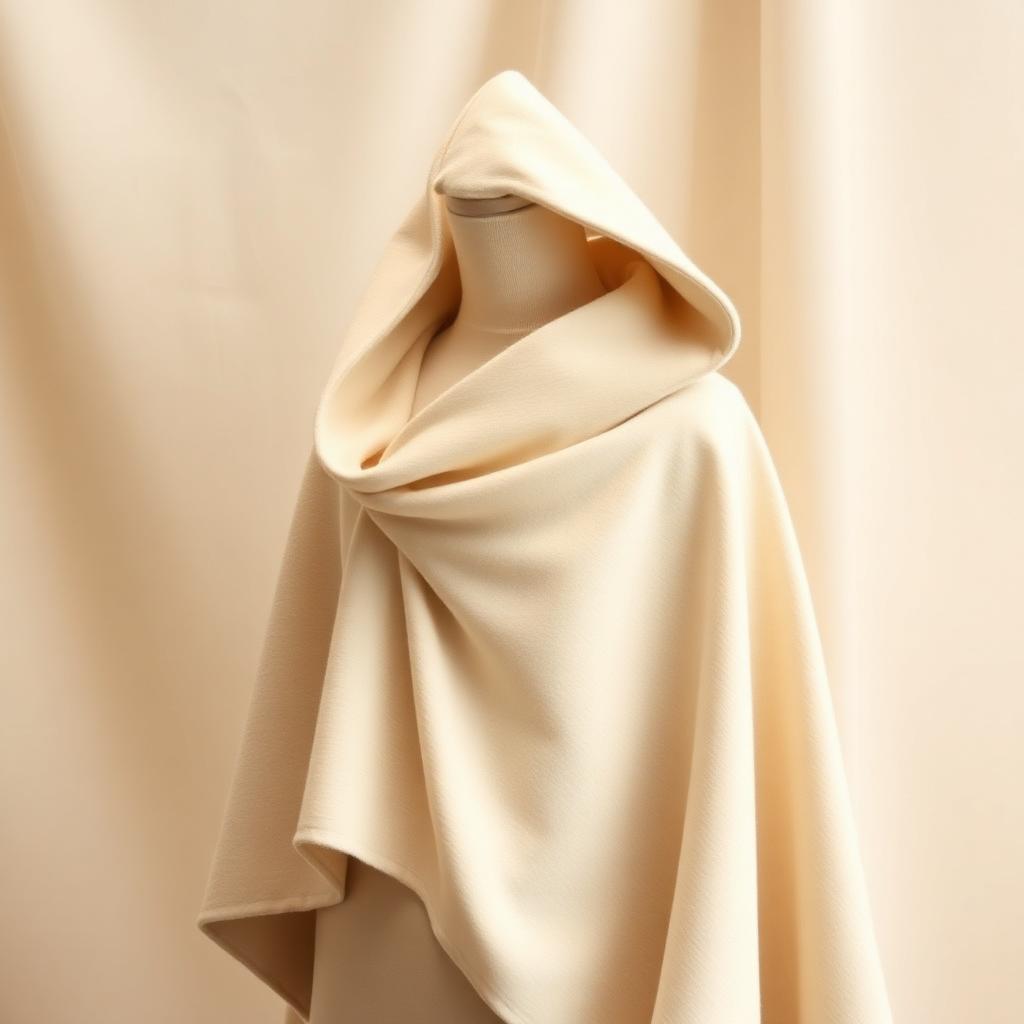 Cashmere Hooded Cape