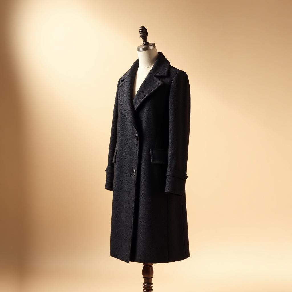 Wool Crombie Coat