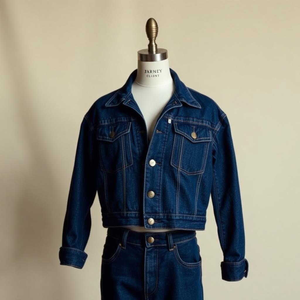 Cropped Denim Jacket