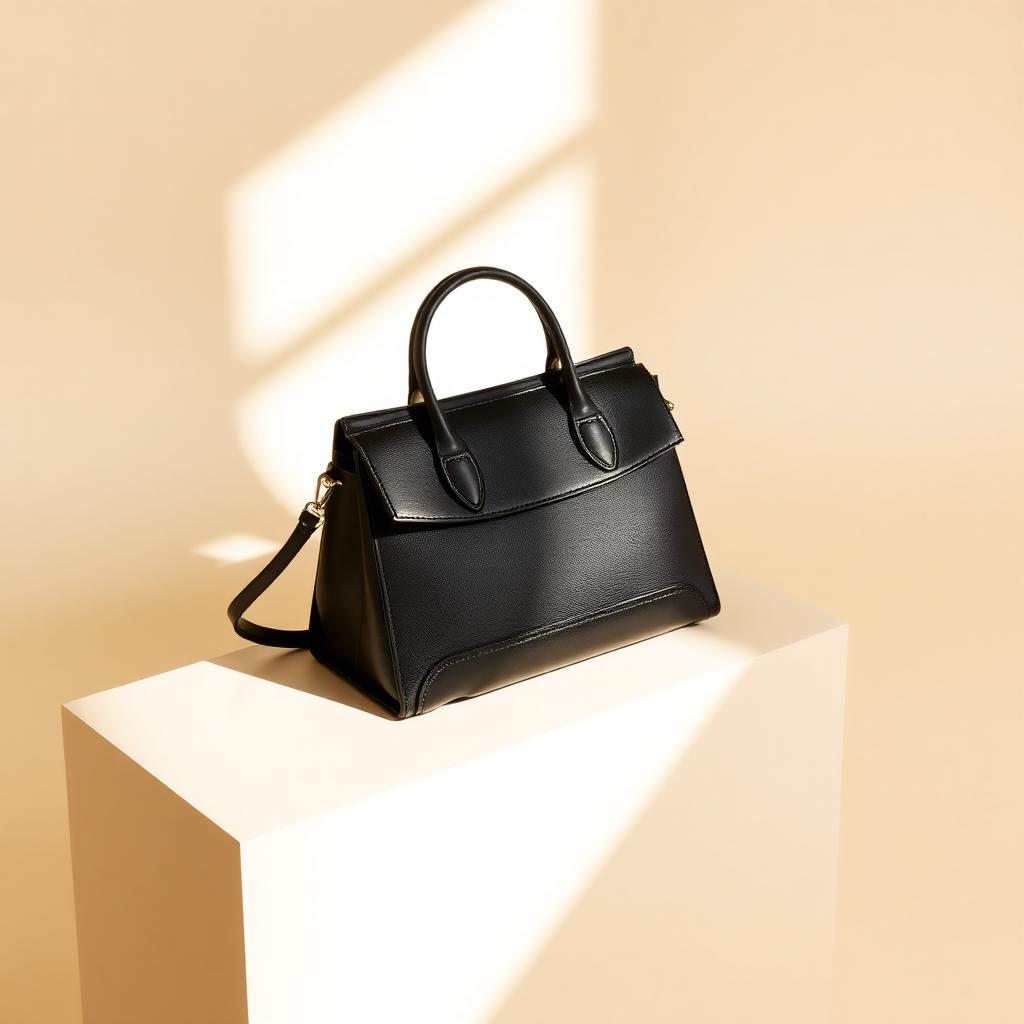 Monogram Leather Satchel