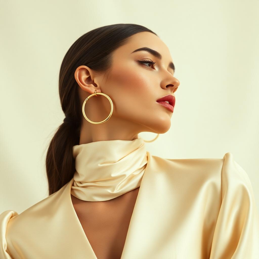 Signature Gold Hoops