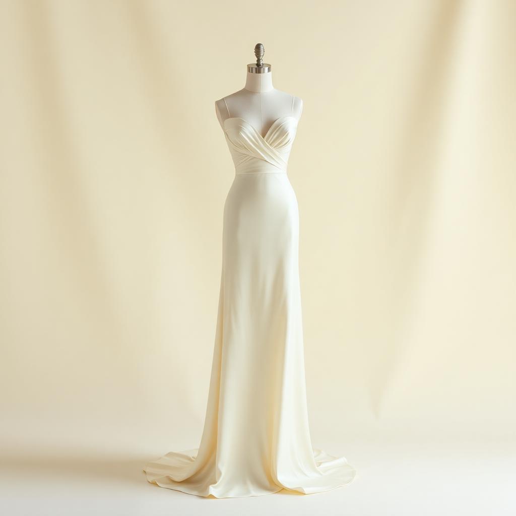 Ivory Column Gown