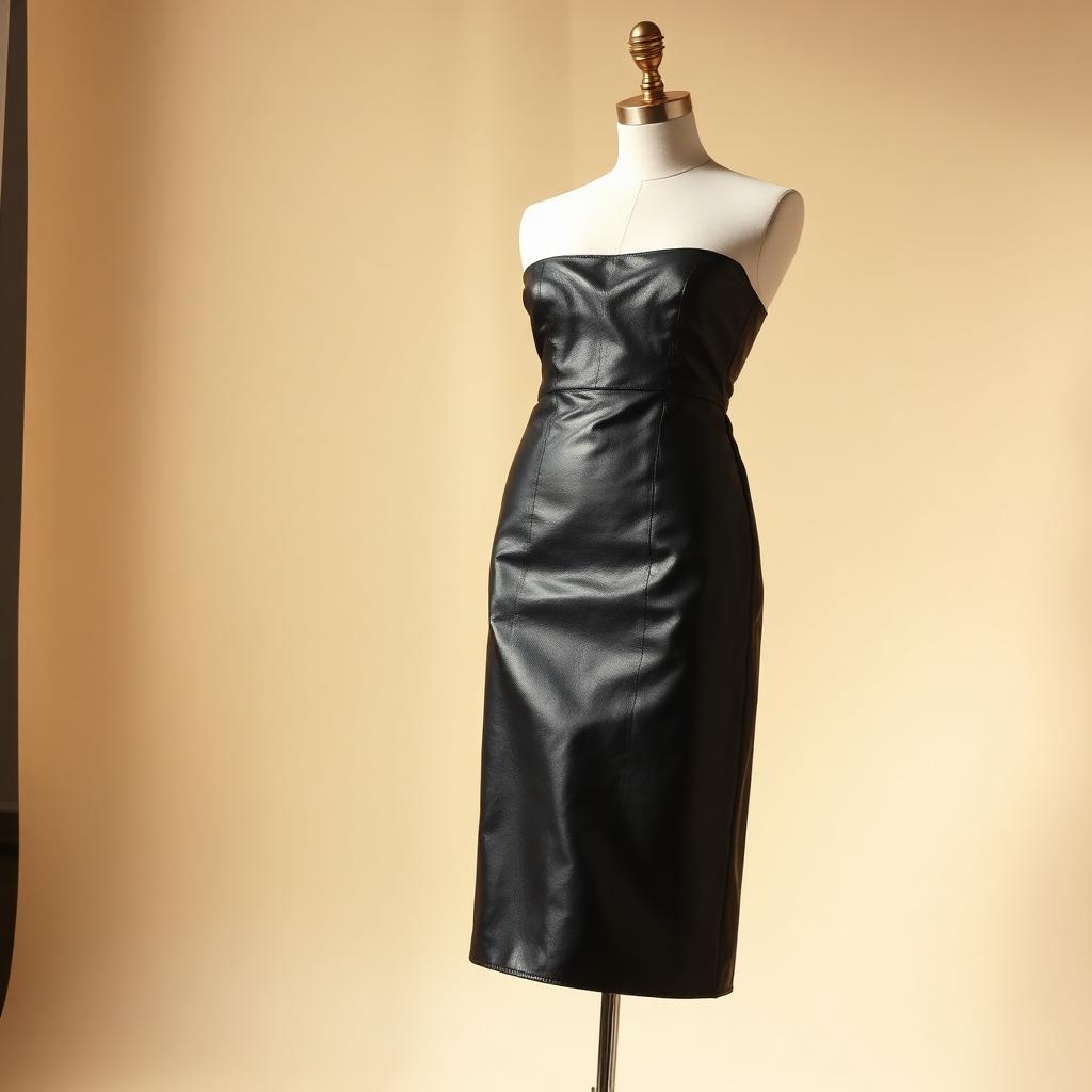 Leather Midi Skirt