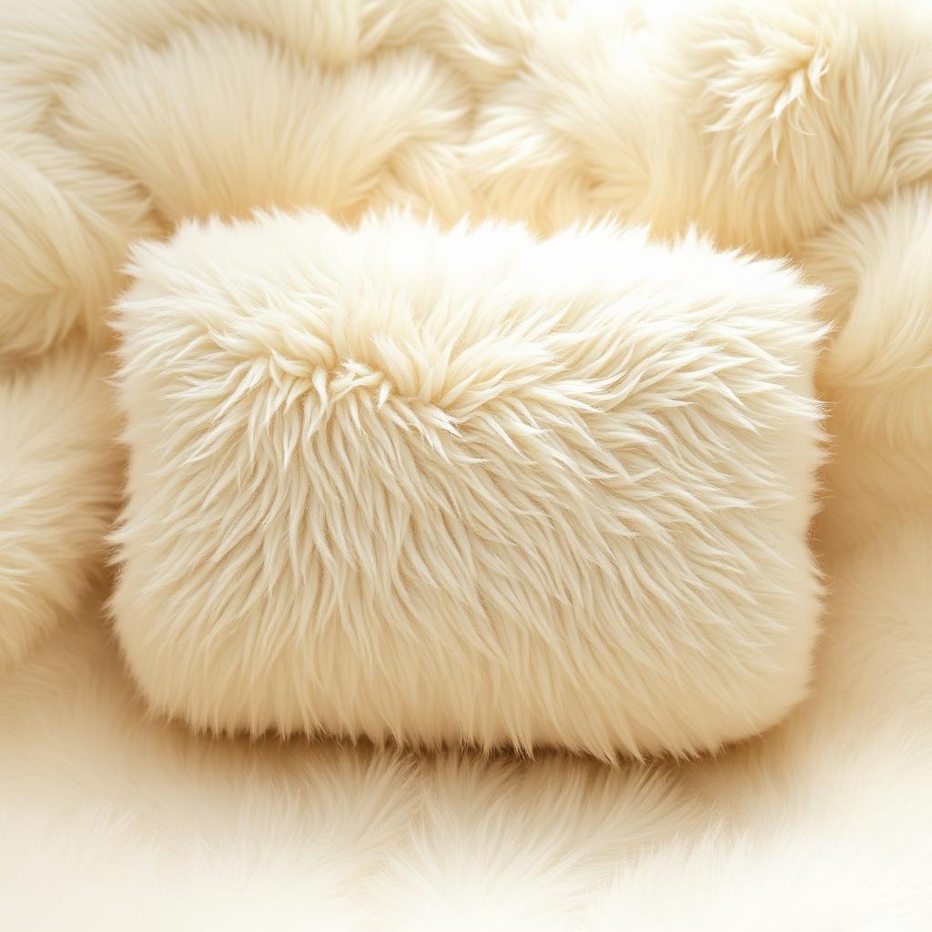 Shearling Clutch