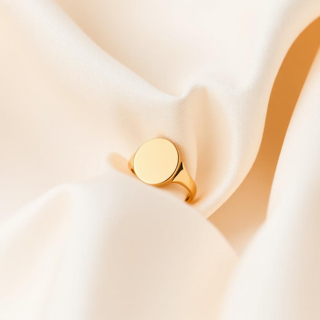 Solid Gold Signet Ring