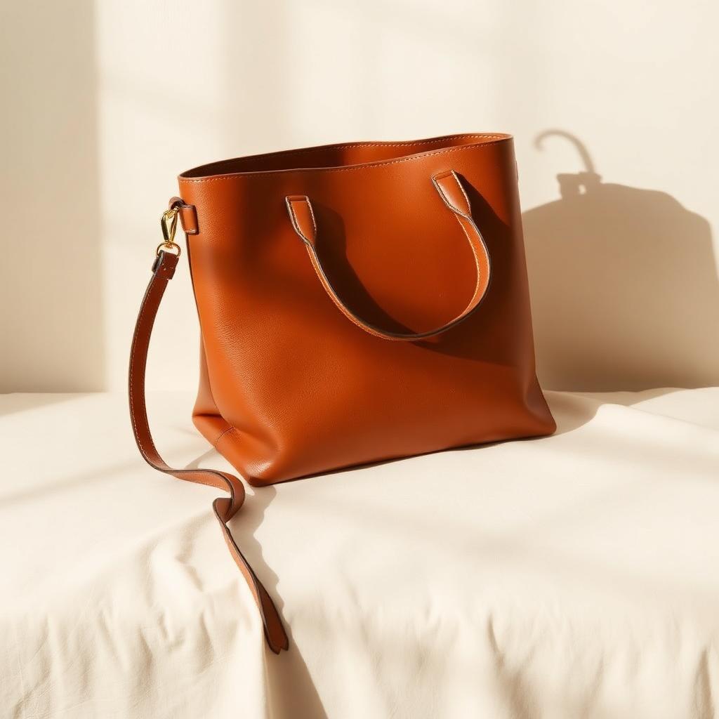 Structured Leather Tote